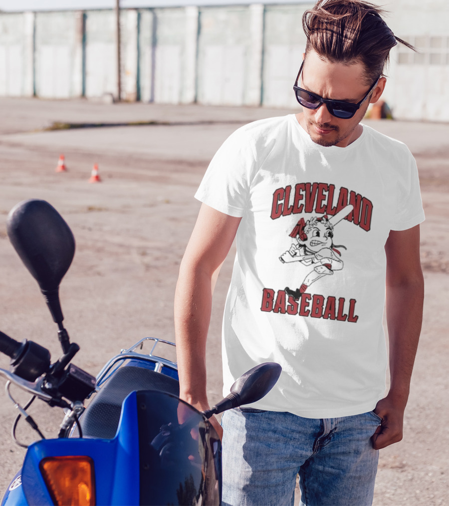 Cleveland Baseball Retro Chief Wahoo Character T-Shirt