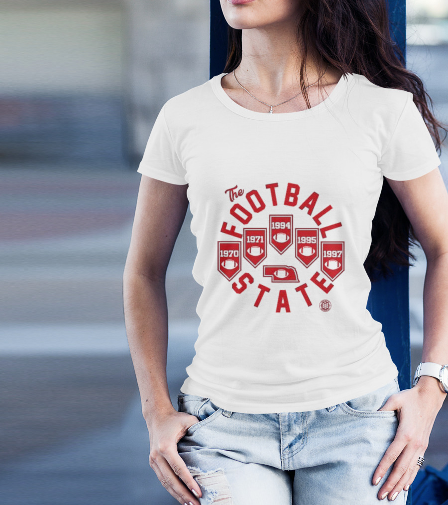 The Football State Championship Banners 1970 1971 1994 1995 1997 T-Shirt