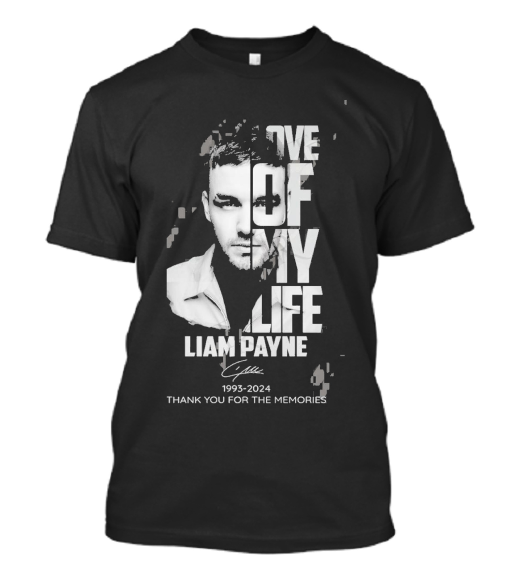Love Of My Life Liam Payne 1993-2024 Thank You For The Memories Signature T-Shirt