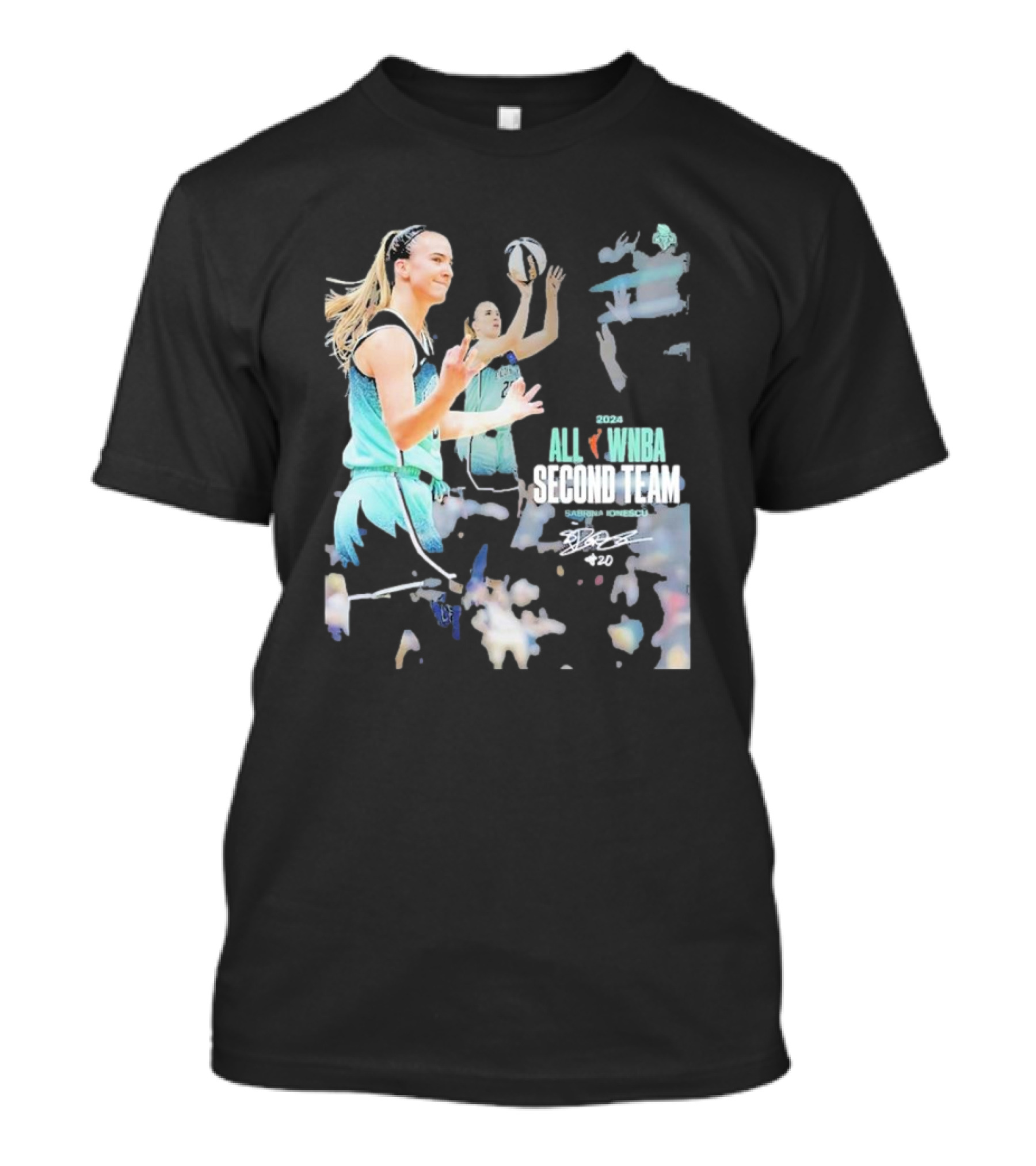 Sabrina Ionescu 2024 All WNBA Second Team #20 T-Shirt