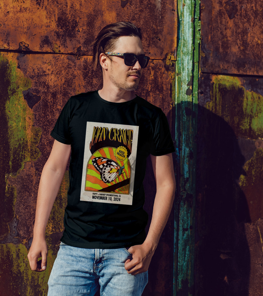 John Craigie And Kassi Valazza Live At Pappy + Harriet's Pioneertown CA November 10 T-Shirt