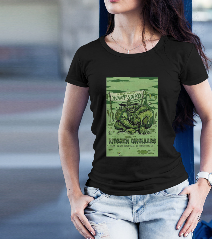 Halloween Swamp Soirée Kitchen Dwellers White Eagle Hall Jersey City NJ Oct 31 2024 Event T-Shirt