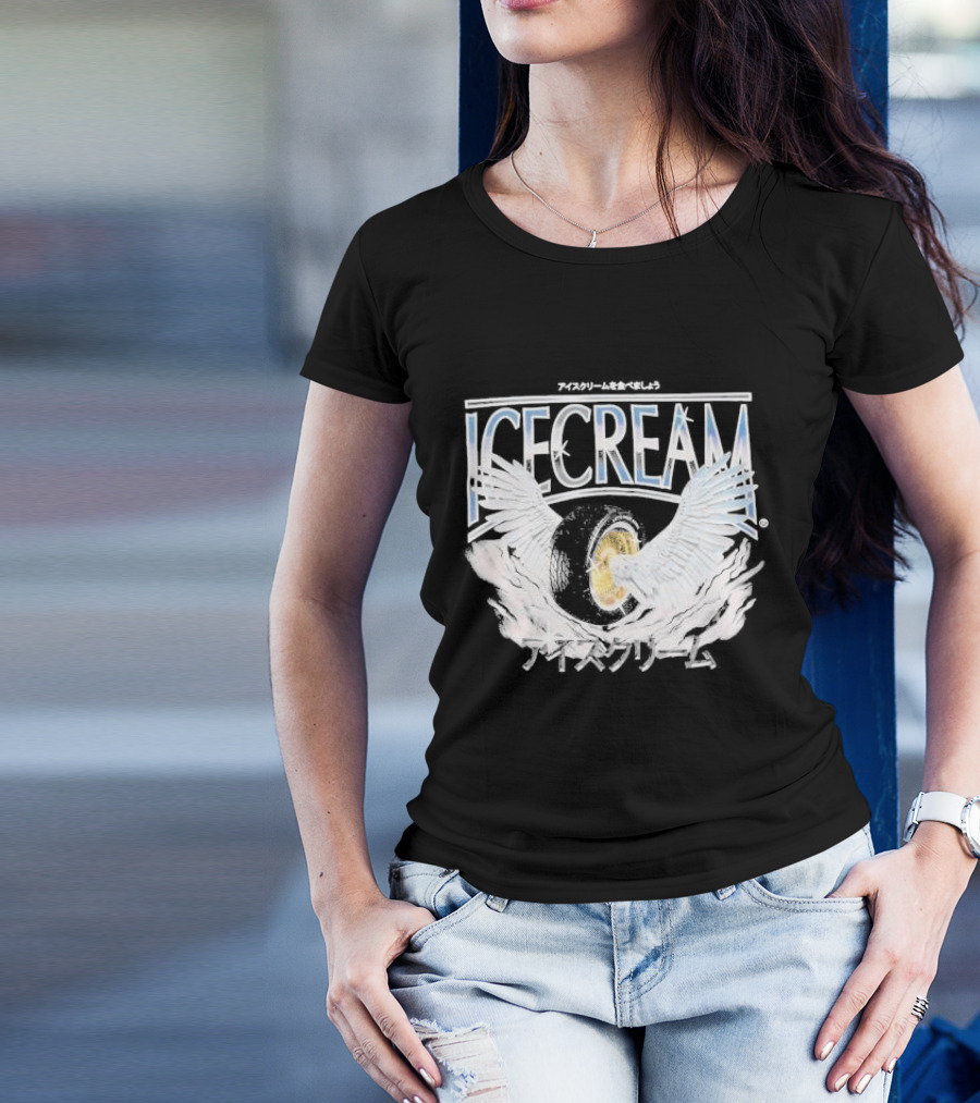 Icecream Heaven Winged Tire T-Shirt