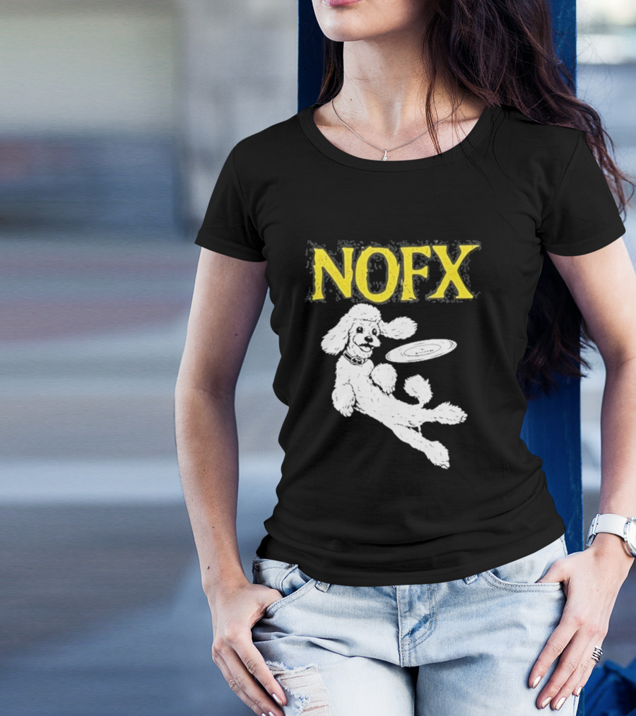 NOFX Don’t Call It Quits Final Tour San Pedro CA Oct 4-6 2024 With Frisbee-Playing Dog T-Shirt