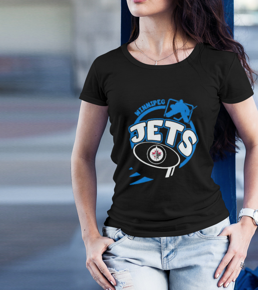 Winnipeg Jets Toddler Slap Shot Hockey T-Shirt