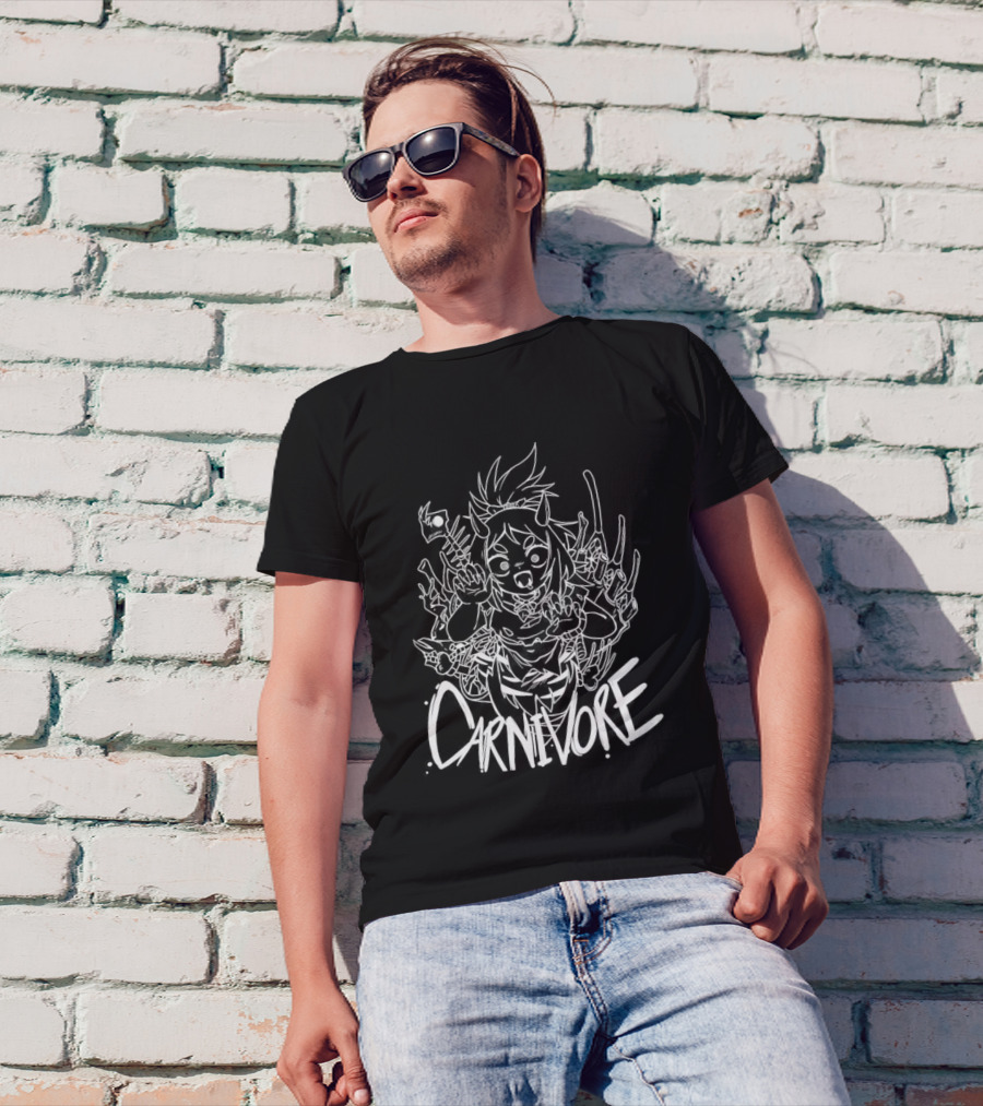 Carnivore Nocturnal Fantasy Creature With Meat Elements T-Shirt