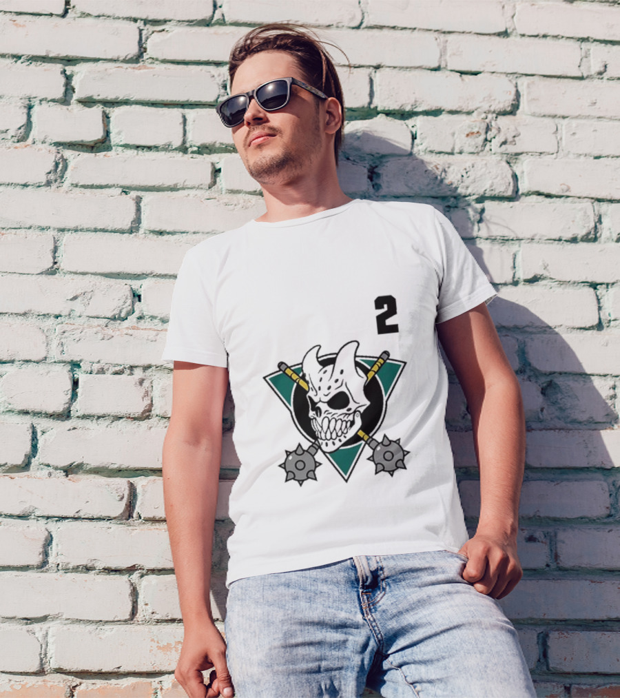 Slaughter To Prevail Hockey Skull Maces Logo 2 T-Shirt