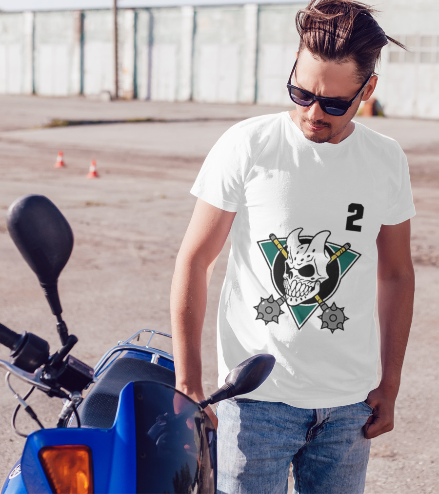Slaughter To Prevail Hockey Skull Maces Logo 2 T-Shirt