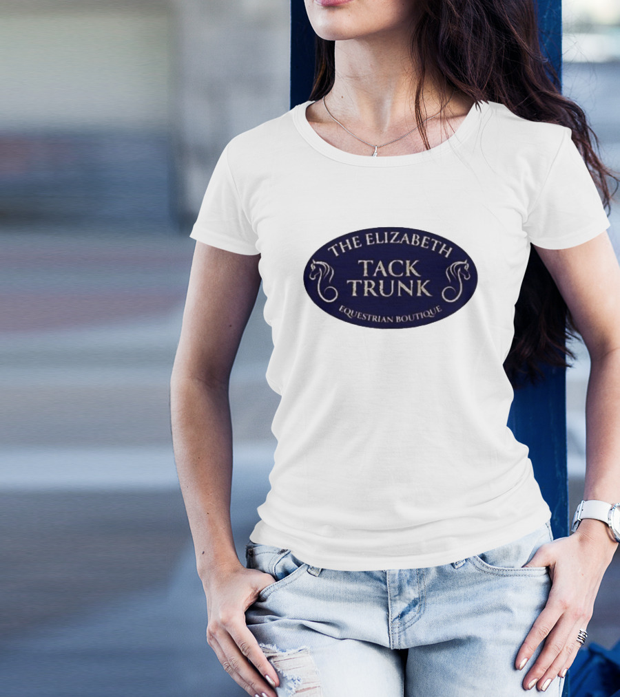 The Elizabeth Tack Trunk Equestrian Boutique Horse T-Shirt