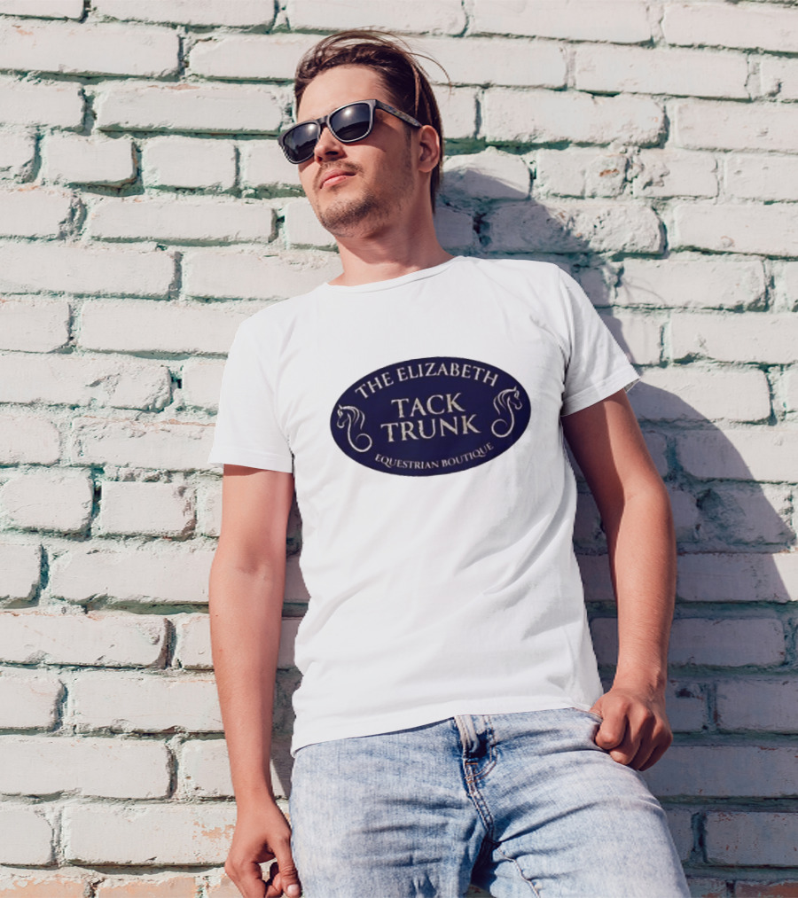 The Elizabeth Tack Trunk Equestrian Boutique Horse T-Shirt