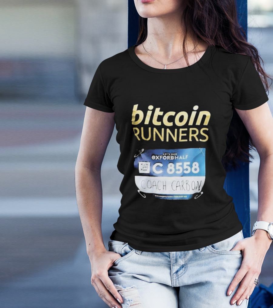 Bitcoin Runners Oxford Half C 8558 Coach Carbon T-Shirt