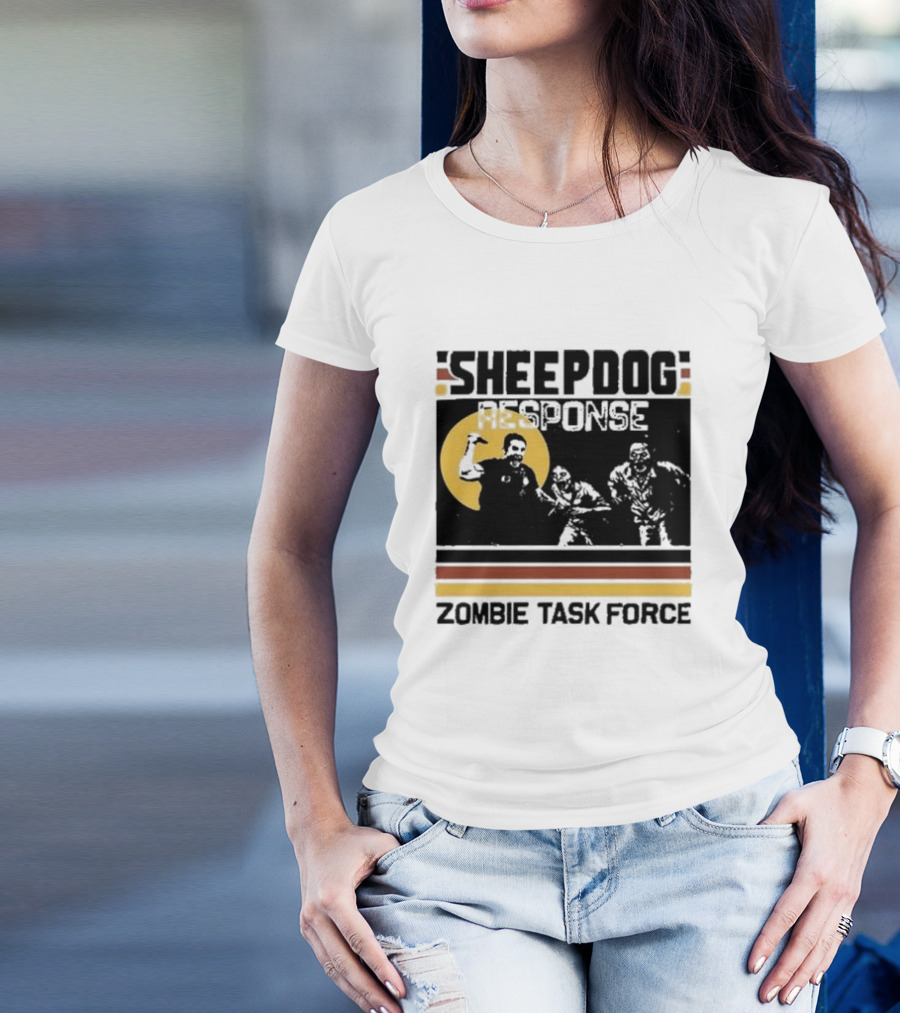 Tim Kennedy Sheepdog Response Zombie Task Force Team Badge T-Shirt