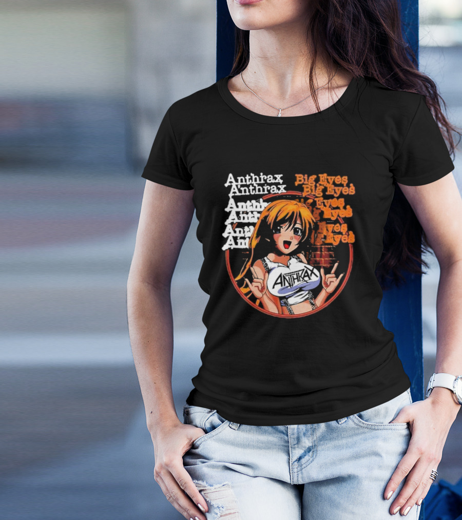 Anthrax Big Eyes 2024 Anime T-Shirt