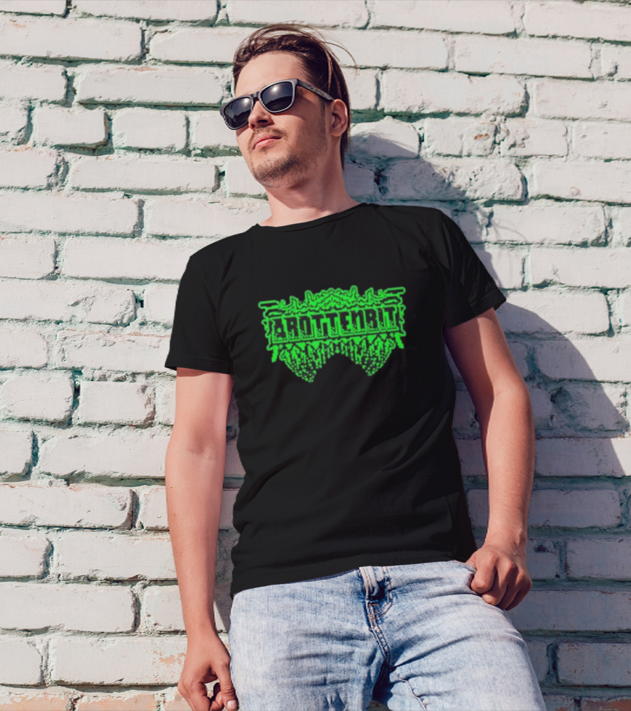 Arottenbit Acid Green Pixel T-Shirt