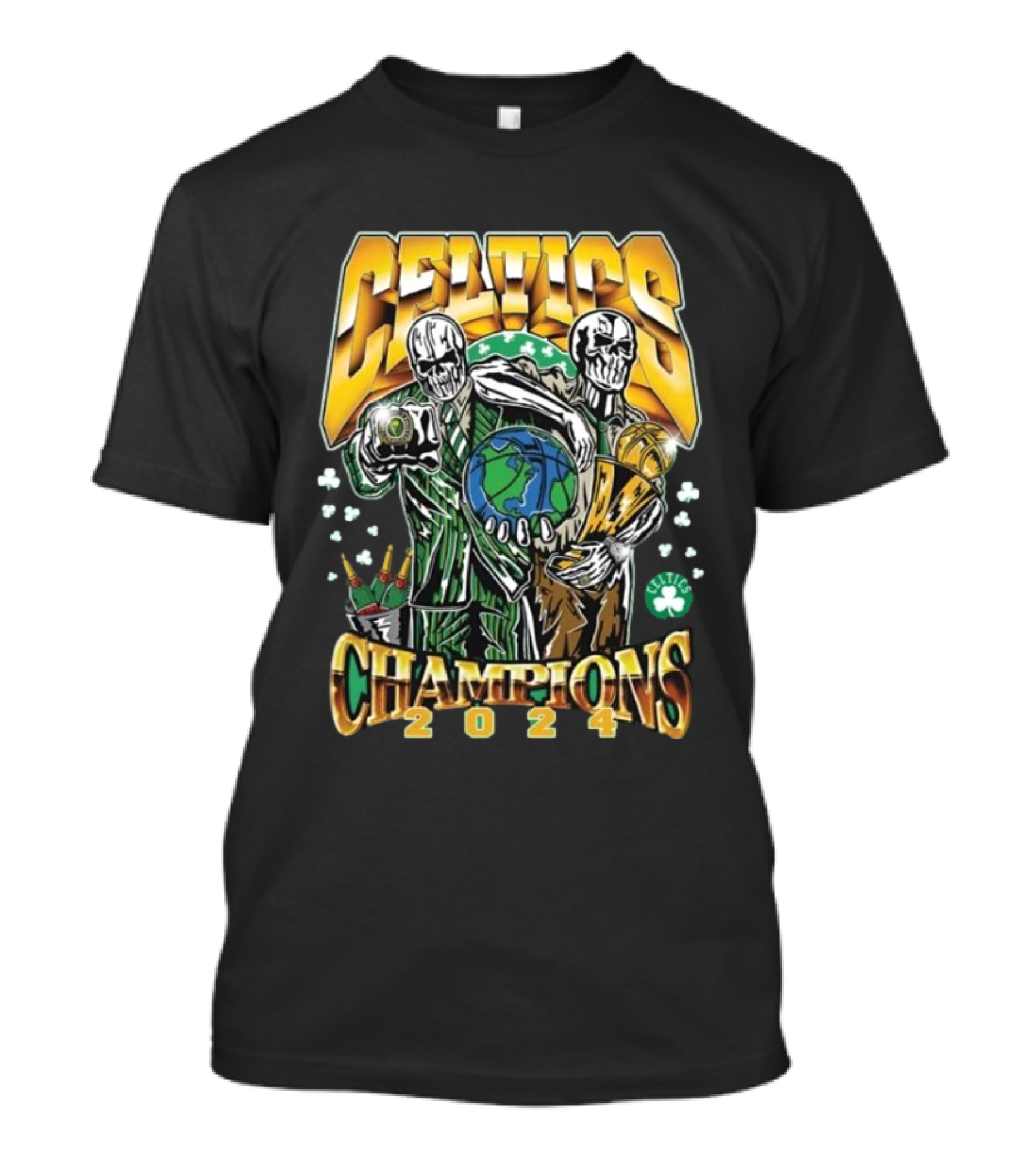 Jaylen Brown Celtics 2024 Champions Warren Lotas Exclusive T-Shirt