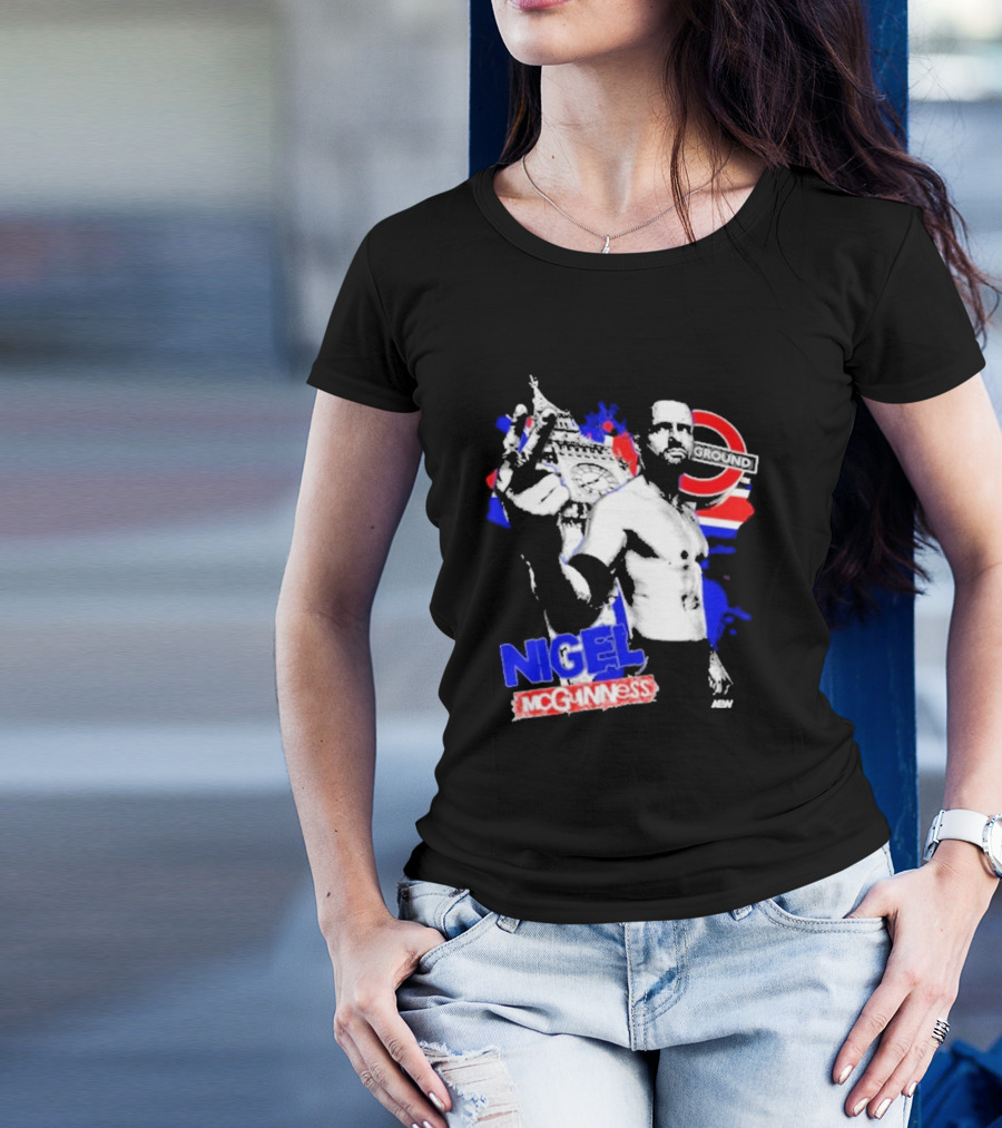 Nigel McGuinness AEW From The Underground London T-Shirt