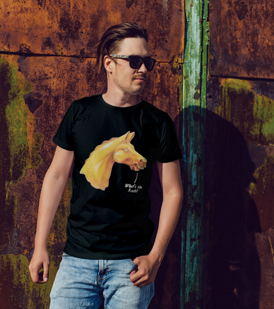 What's The Rush We Live In Time Carousel Horse T-Shirt