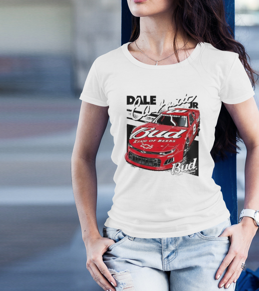 Dale Earnhardt Jr. Bud King Of Beers Chevrolet 9 Racing Car T-Shirt