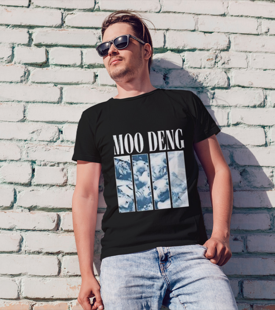 Moo Deng Blues Bootleg Pygmy Hippo T-Shirt