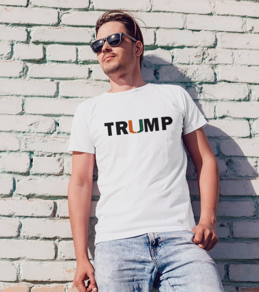 Jon Drummond M’Ed Miami Hurricanes Trump T-Shirt