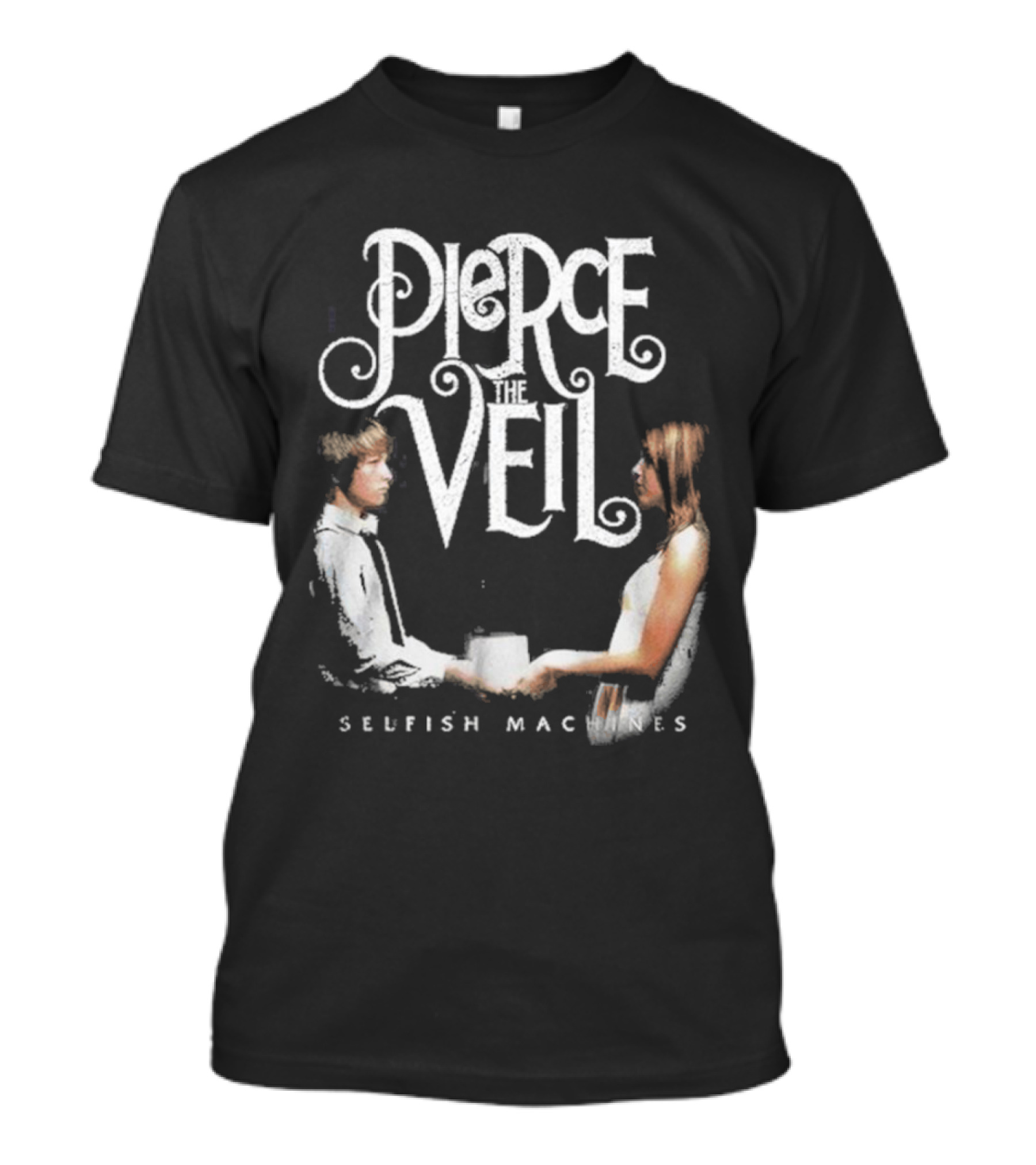 Pierce The Veil Selfish Machines 2024 Two People Holding Hands T-Shirt
