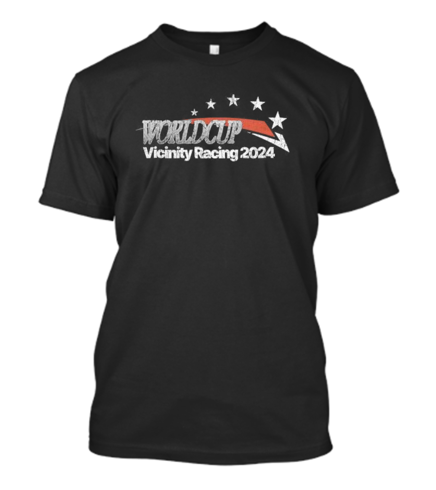 Worldcup Vicinity Racing 2024 Stars And Arrow Emblem T-Shirt