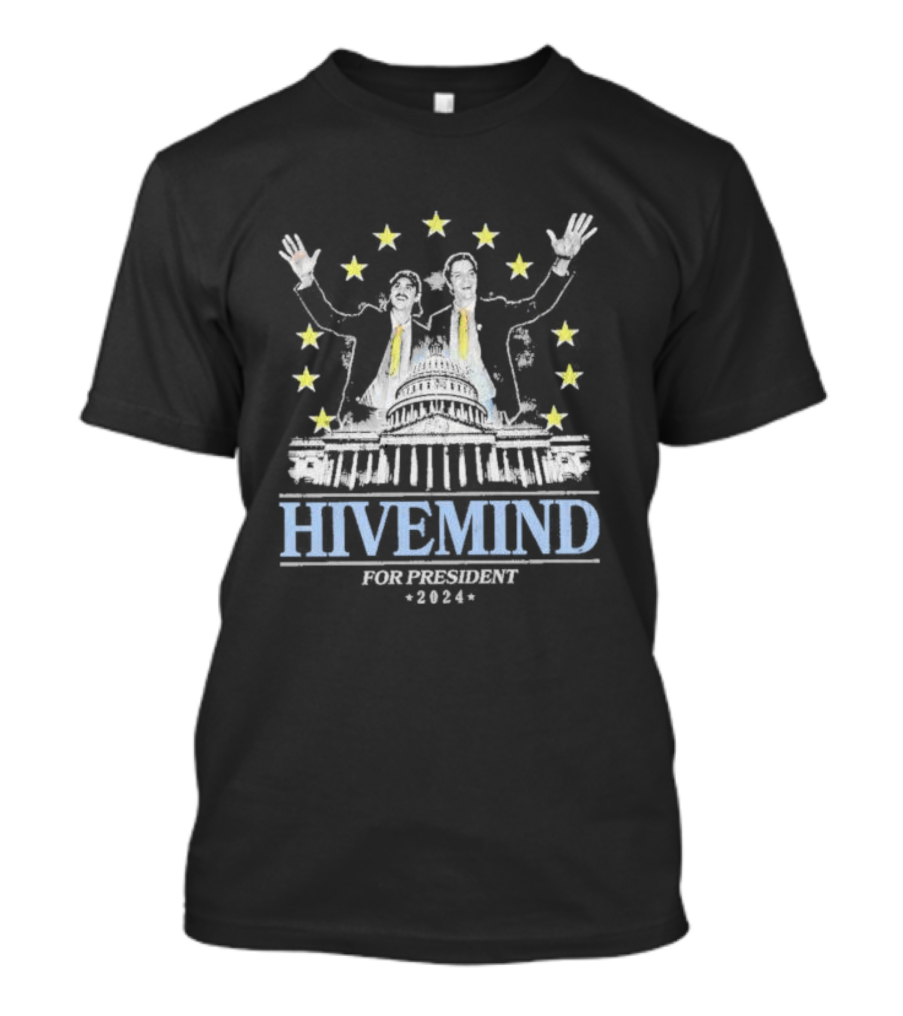 Hivemind 2024 For President Capitol Stars T-Shirt