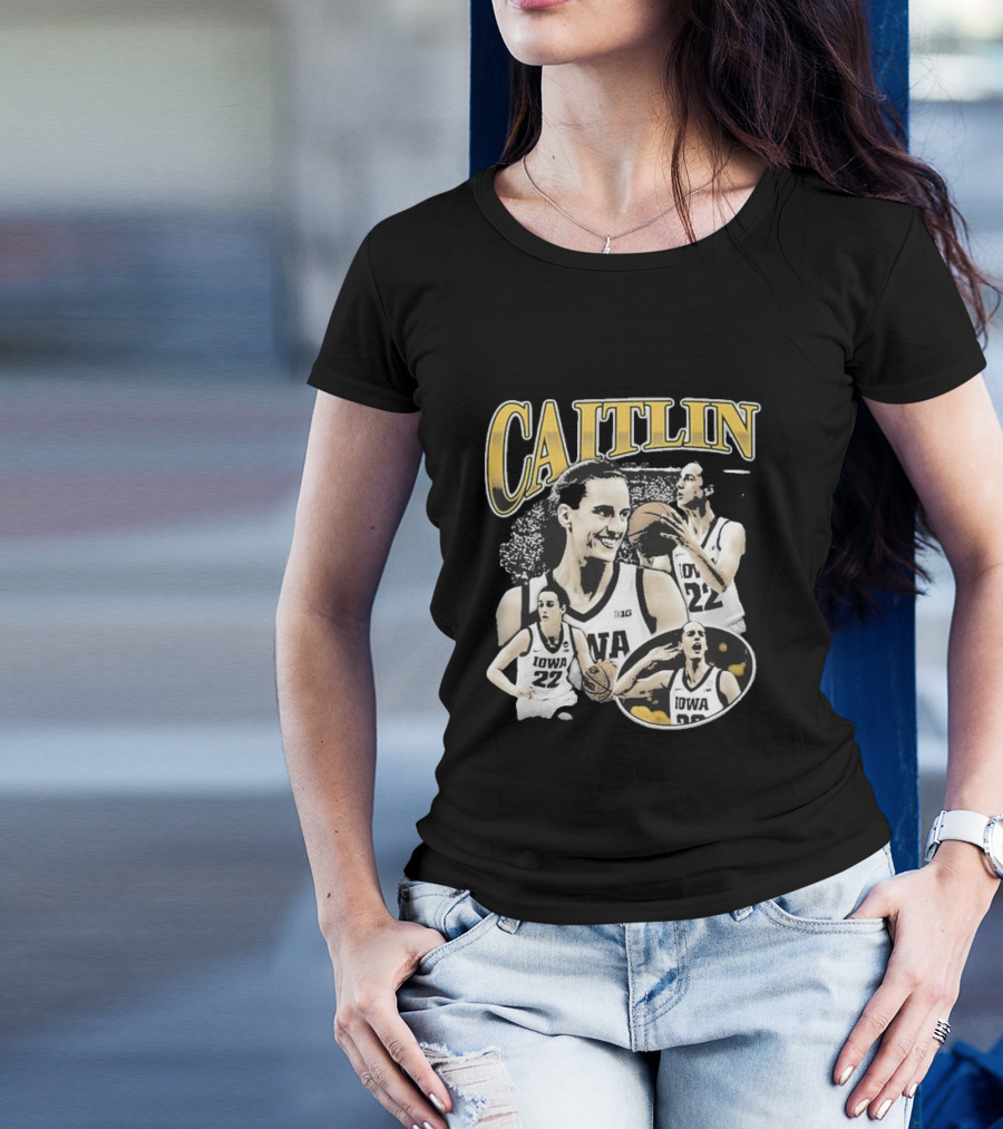 Caitlin Clark Iowa Hawkeyes Basketball Player 22 T-Shirt