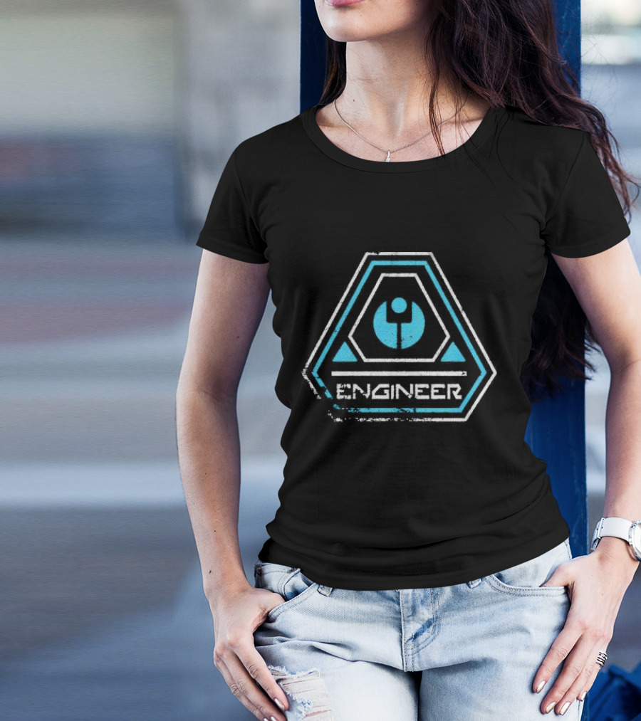 S Gler's Engineer Iconic Blue Wrench T-Shirt