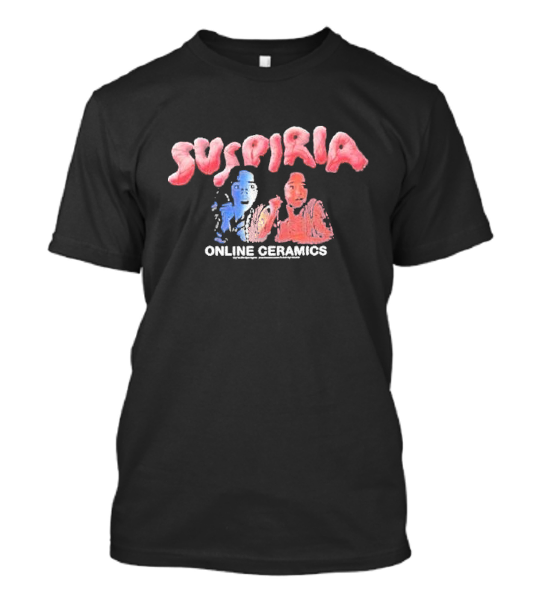 Suspiria Online Ceramics 2024 Pink Blue Faces T-Shirt