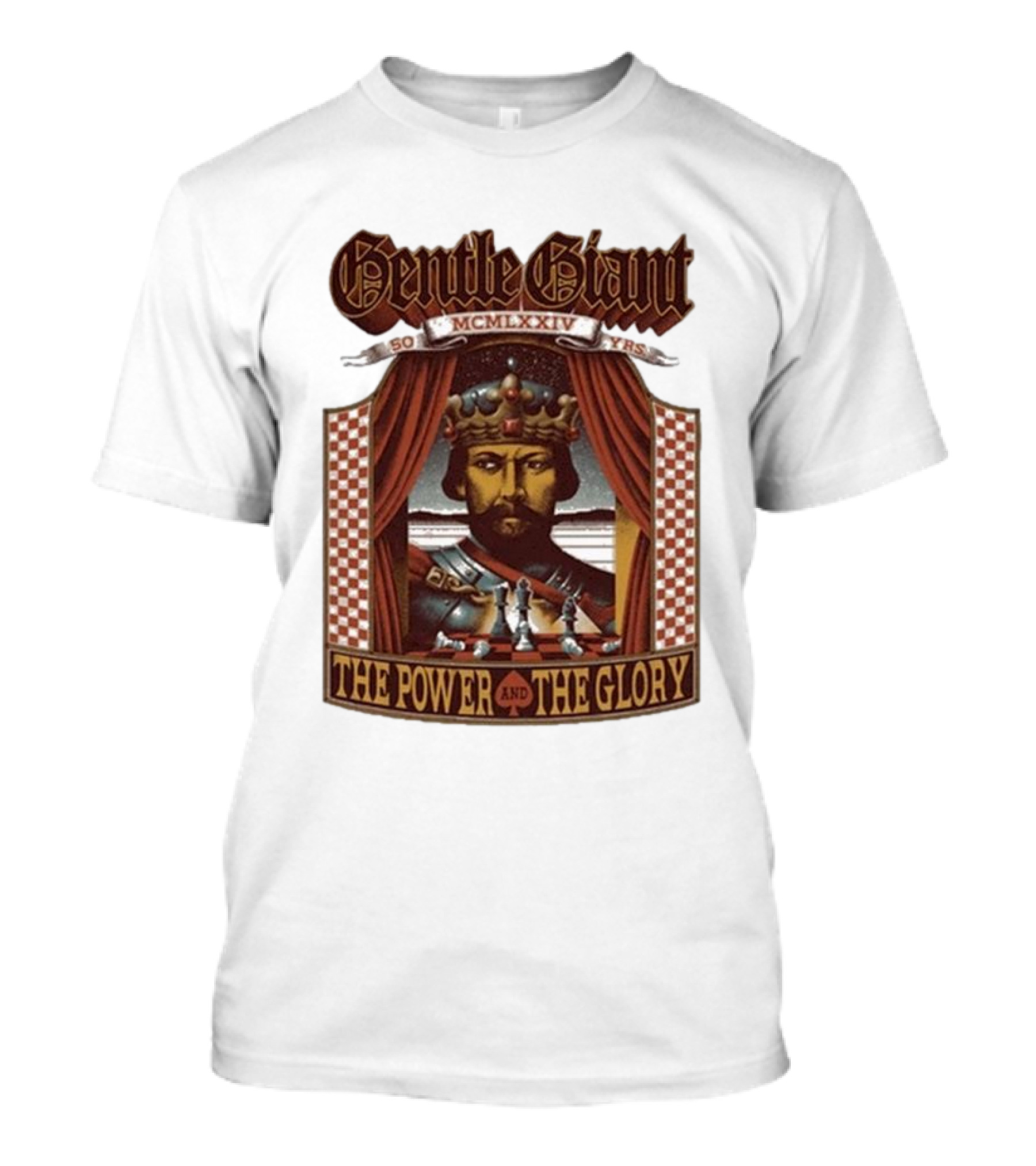 Gentle Giant 50th Anniversary MCMLXXIV The Power And The Glory T-Shirt