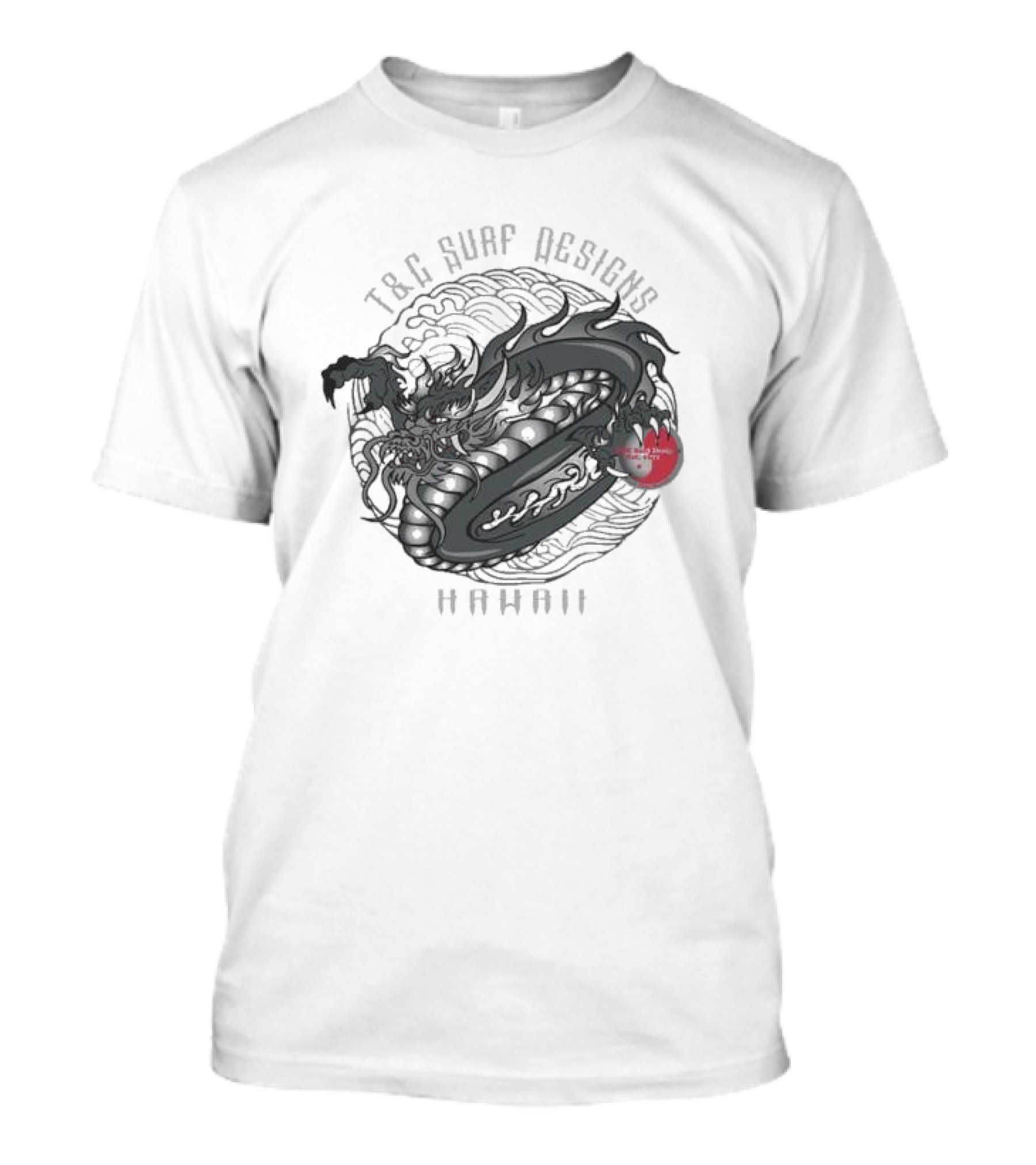 T&C Surf Designs Year Of The Dragon Hawaii T-Shirt
