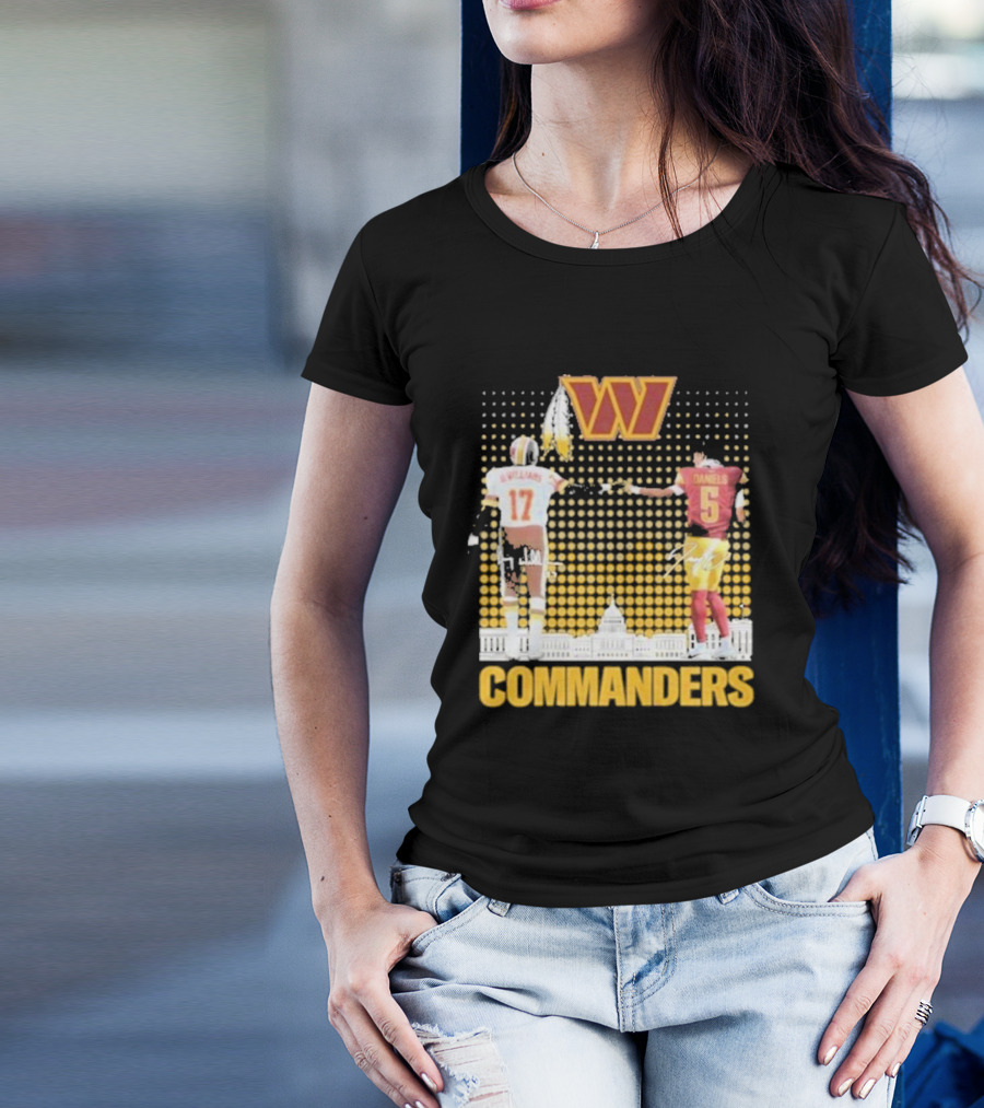 Williams Daniels Commanders Washington Football Legacy T-Shirt
