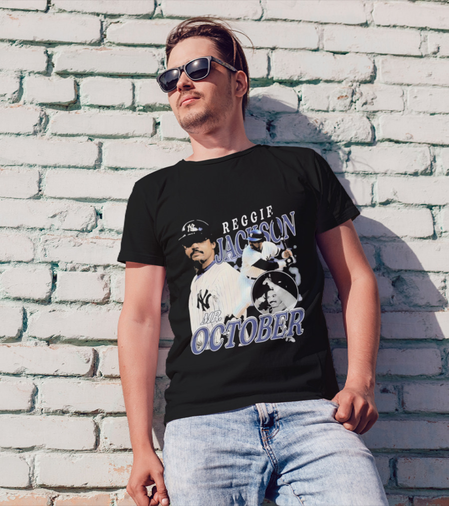 Reggie Jackson Mr October Yankees Legend T-Shirt