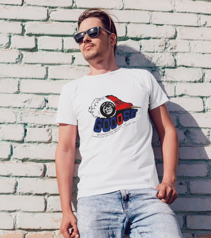 Goose Red Head Winston Salem NC Lawrence Joel Coliseum October 25 T-Shirt