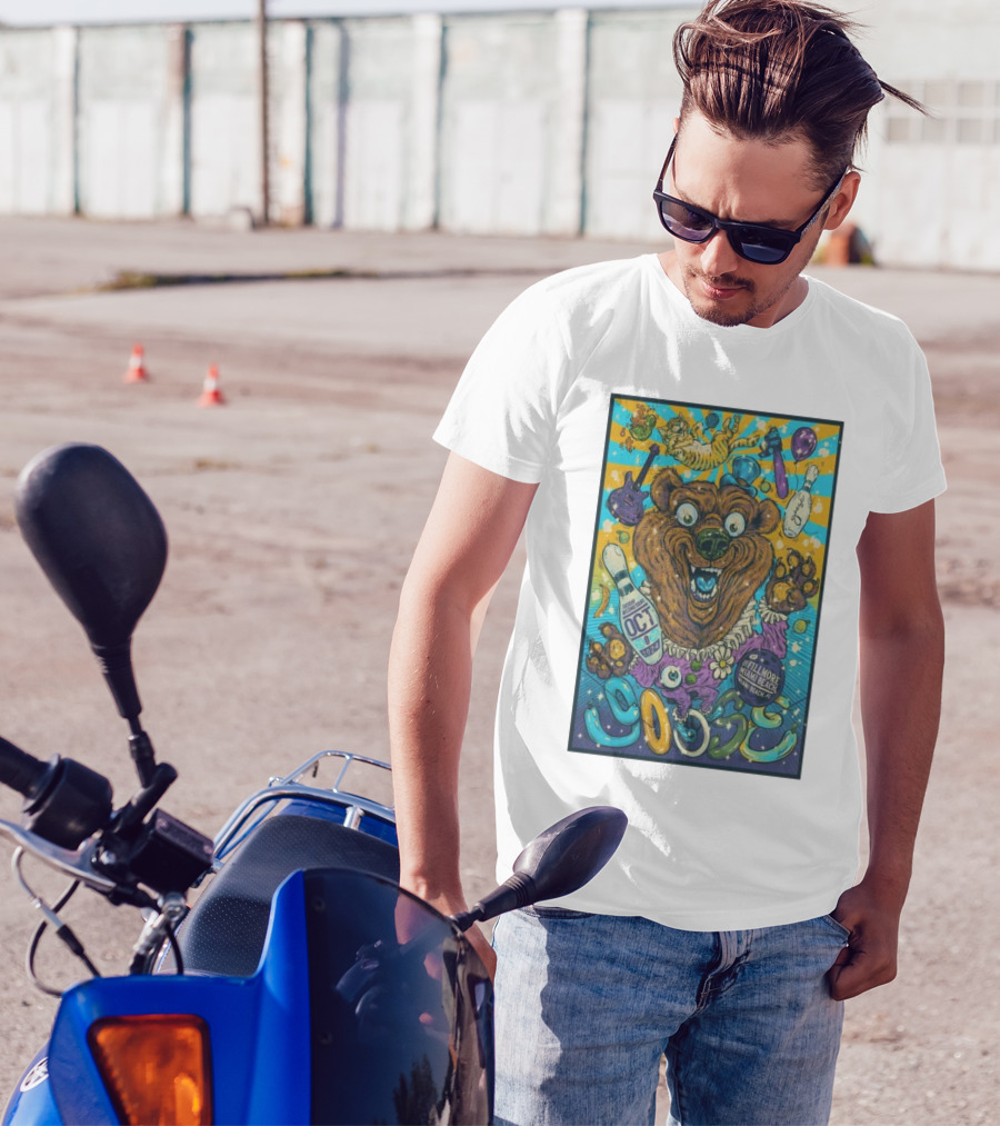 Goose Tour Fillmore Miami Beach October 29-30 2024 Bear Bowling T-Shirt