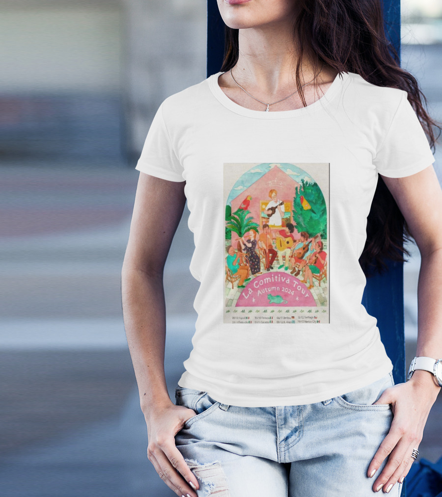 La Comitiva Tour Autumn 2024 Naples Ferrara Sassuolo Benevento Bari Mexico City Santiago T-Shirt