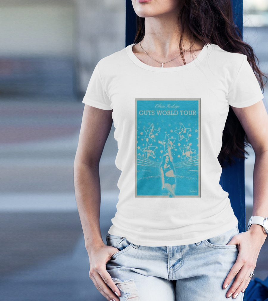 Olivia Rodrigo Guts World Tour October 29 2024 Star Imagery Performance T-Shirt