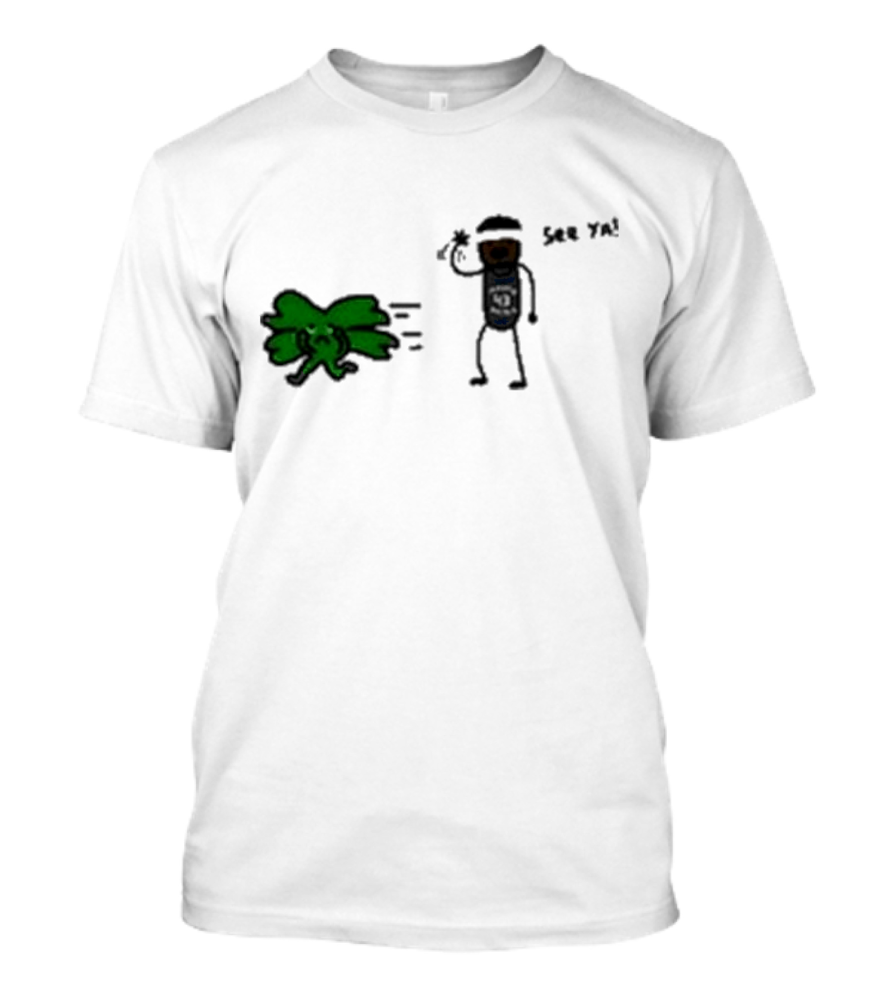 Pascal See-Ya-Kam Celtics See Ya Stick Figure Basketball Player T-Shirt