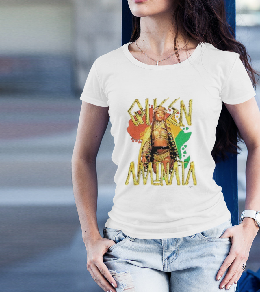 Queen Aminata Royalty Regal Style Fashion Afrocentric Vibes T-Shirt