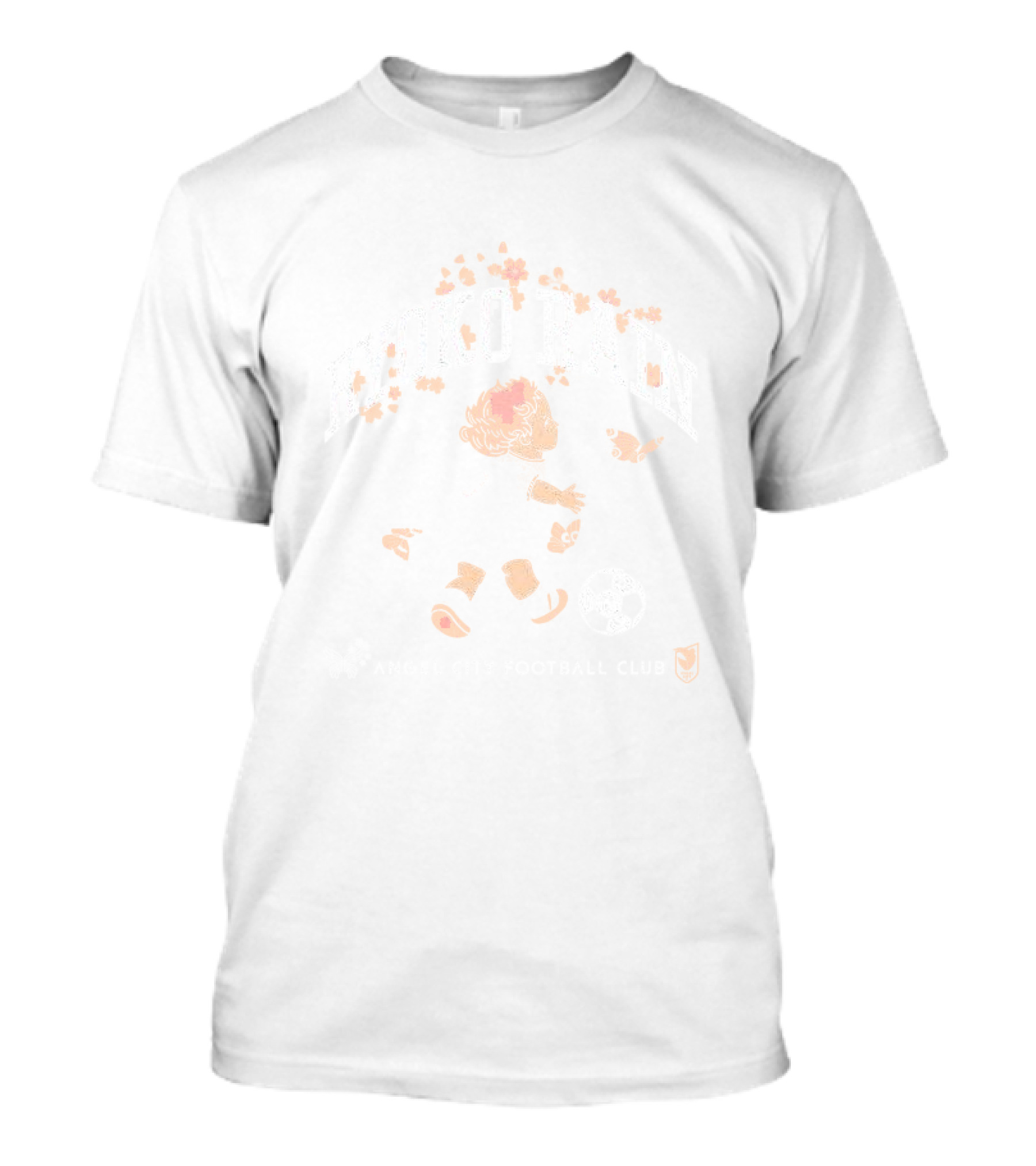 Ryoko Rain Angel City Football Club Cherry Blossoms Soccer T-Shirt