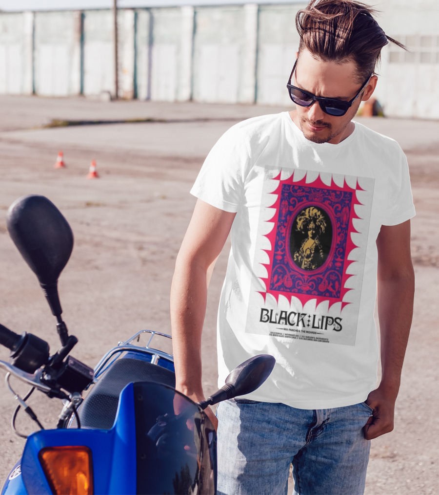 Black Lips With Poncho And The Wizards Santa Cruz San Luis Obispo T-Shirt