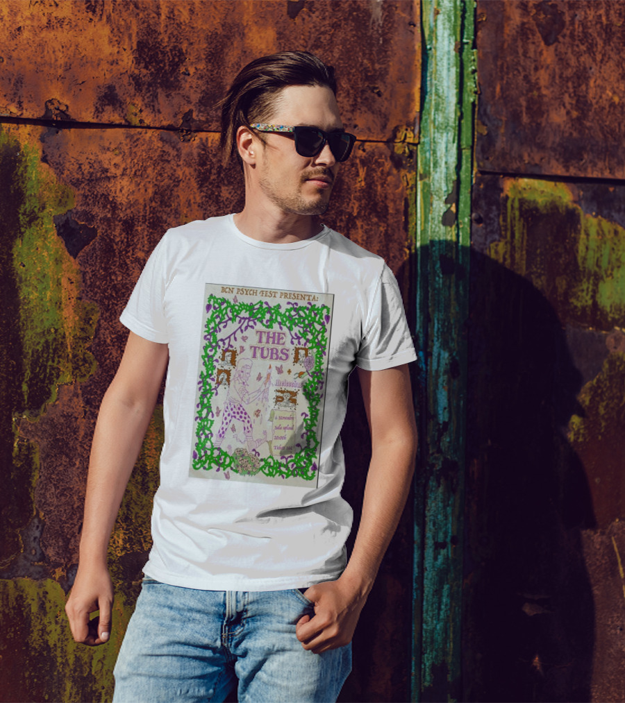 BCN Psych Fest Presented By The Tubs With Melcochas November 6 2024 Sala Upload Barcelona Spain T-Shirt