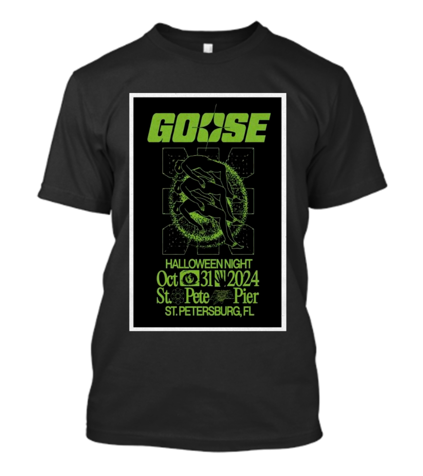 Goose Halloween Night St. Petersburg Pier Oct 31 T-Shirt