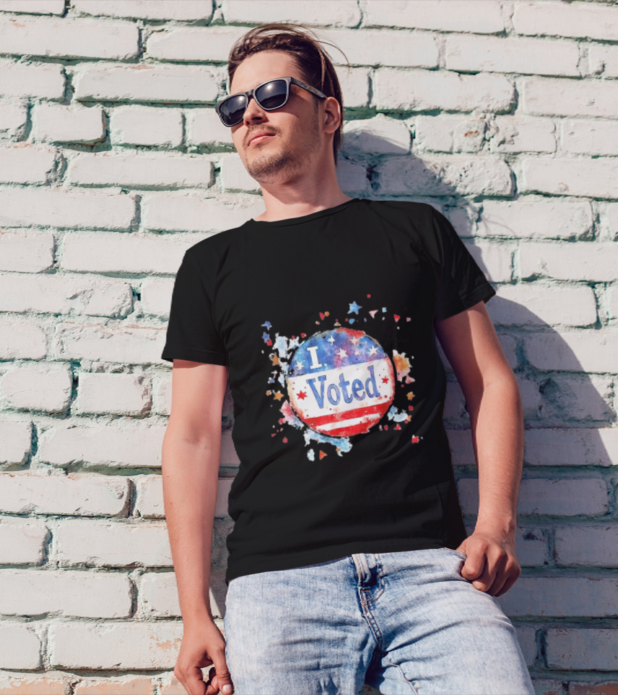 I Voted Nov 2024 USA Elections Pro Democracy Trump Garbage For US President T-Shirt
