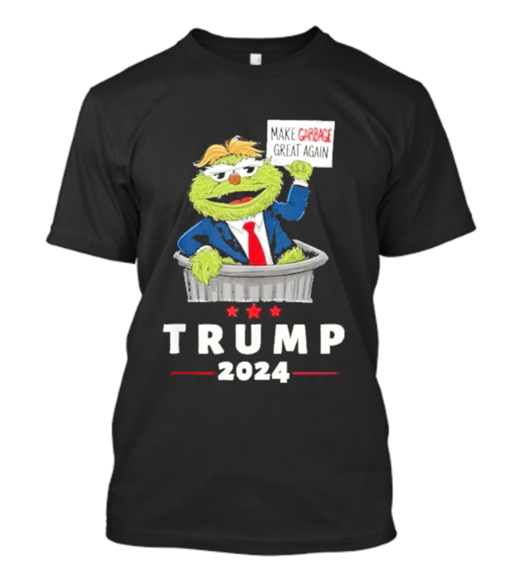 Trump 2024 Make Garbage Great Again Oscar The Grouch T-Shirt