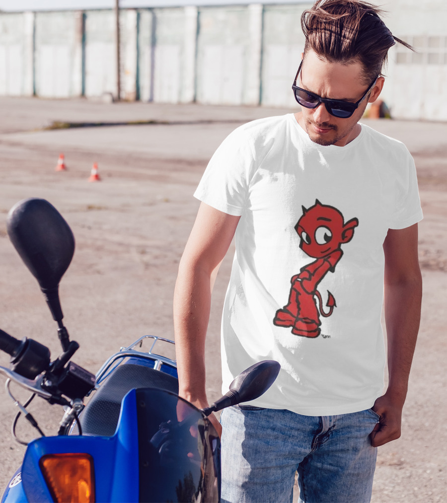 Toro Y Moi Tym Devil Red Cartoon Character T-Shirt