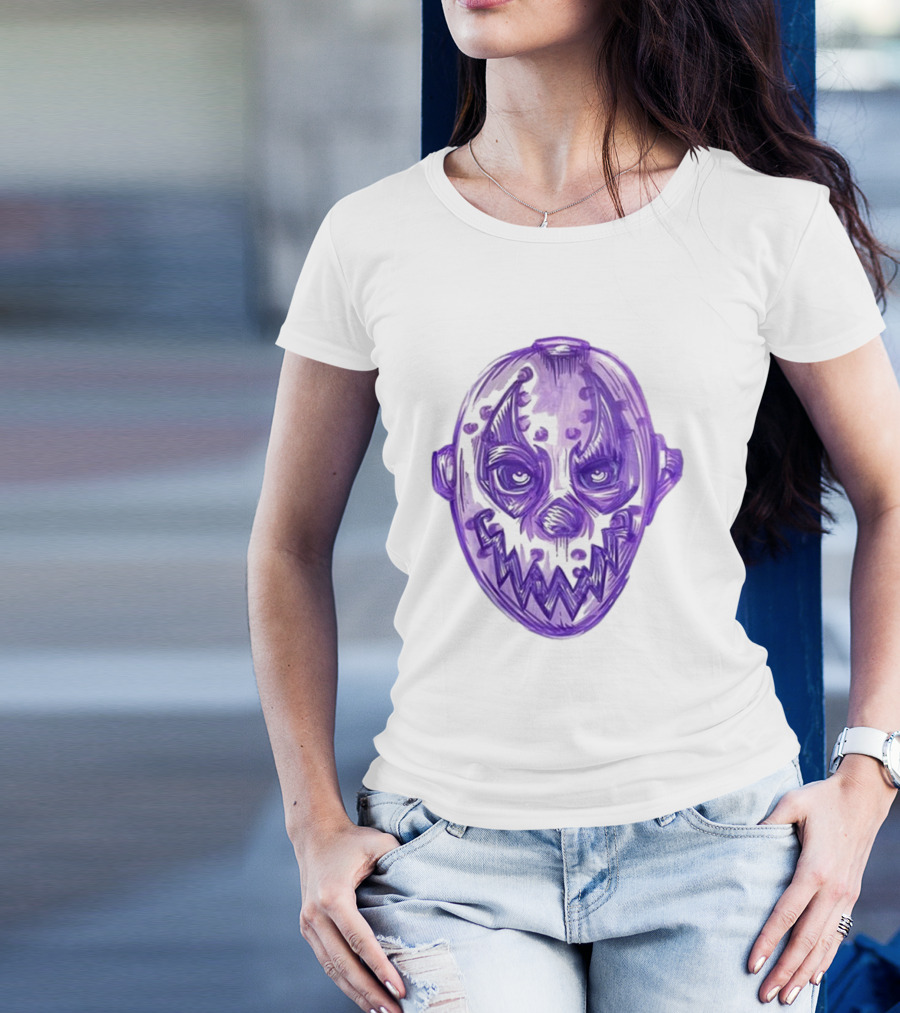 MNE Stare Killing Machine New 2024 Mask Face T-Shirt