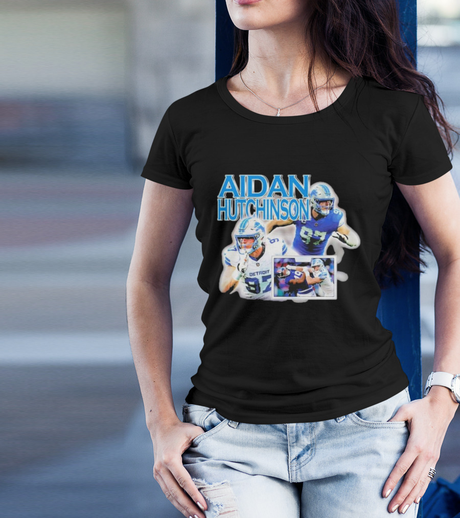 Aidan Hutchinson Detroit Football Highlights T-Shirt