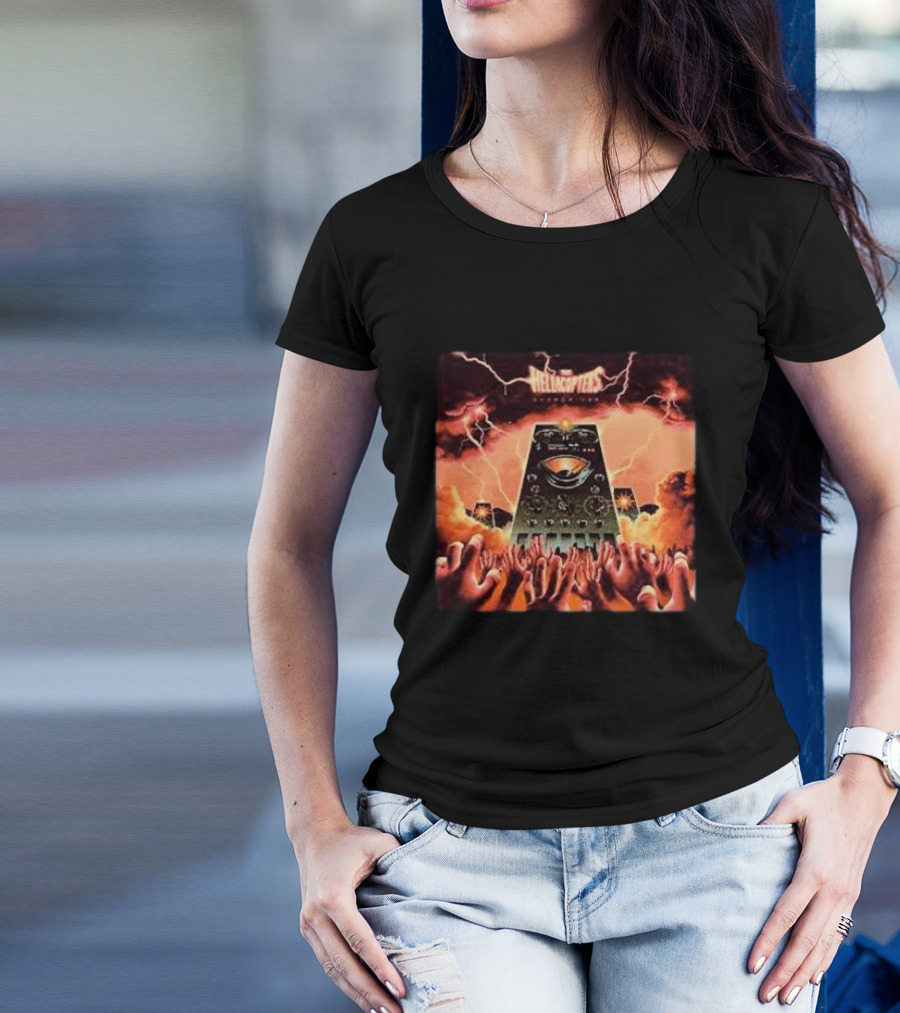 The Hellacopters Overdriver Lightning Hands Amplifier T-Shirt